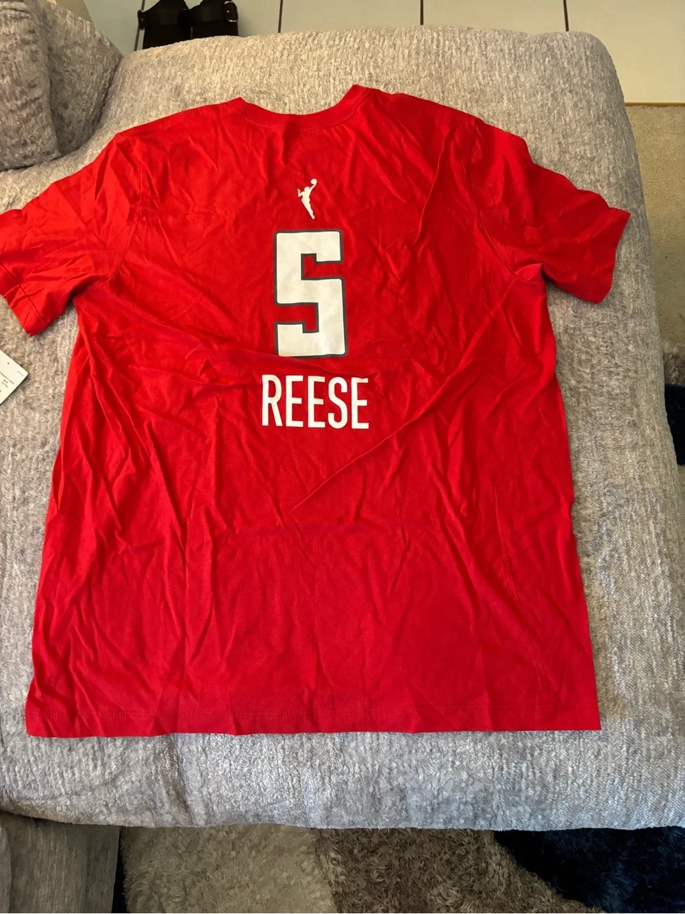 Nike Red Atlanta Dream #5 Angel Reese Tee
